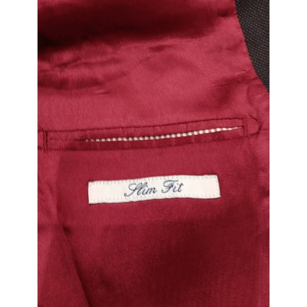 Charles Tyrwhitt 36 Slim Fit Black Super 120s 100% Wool Blazer Stretch 2358‎